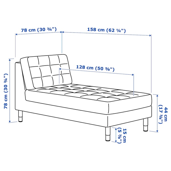 IKEA Кушетка, додаткове ліжко, Gunnared темно-сірий/дерево/чорний LANDSKRONA, 294.441.67 29444167 фото