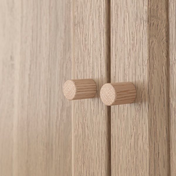 IKEA Книжкова шафа з дверцятами, імітація. дуб BILLY / OXBERG, 094.833.67 09483367 фото