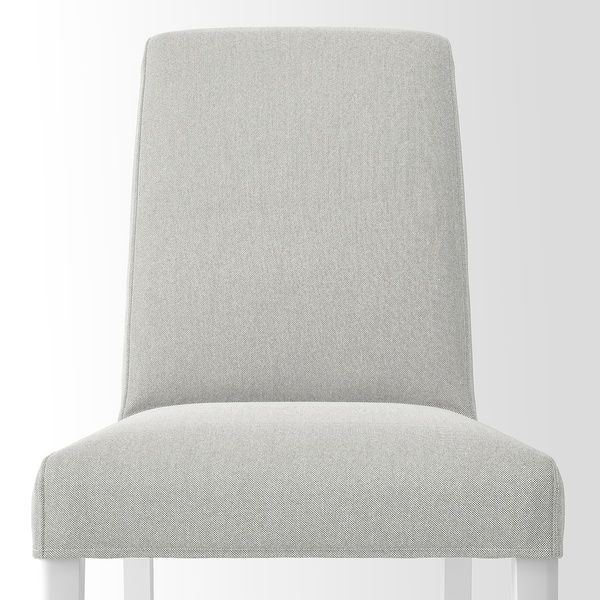 IKEA Стілець, білий/Orrsta світло-сірий BERGMUND, 093.877.33 09387733 фото