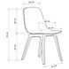 IKEA Стол и 4 стула, бамбук/антрацит VOXL&Ouml;V / ODGER, 493.886.79 49388679 фото 4