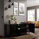 IKEA BESTA (ИКЕА БЕСТА), Комбинация с ящиками, черно-коричневый/Сельсвикен/Стуббарп глянцевый/черный, 180x42x74 см, 594.126.93 59412693 фото 3