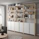 IKEA 3 секции/шкаф/полки, сосна/белый IVAR, 094.039.45 09403945 фото 1