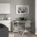 IKEA Письменный стол, дуб беленый/белый LAGKAPTEN / SP&Auml;ND, 495.636.68 49563668 фото 2