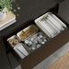 IKEA BESTA (ИКЕА ЛУЧШЕЕ), Комбинация для хранения с ящиками, черно-коричневый Studsviken/Stubbarp/темно-коричневый плетеный тополь, 180x42x74 см, 394.402.63 39440263 фото 6