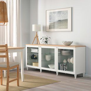 IKEA Скляні двері, біле/прозоре скло OSTVIK, 804.696.54 80469654 фото