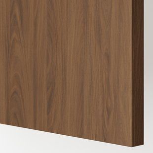 IKEA Стакан 2 штуки, білий/Tistorp, імітація коричневого горіха METOD, 095.196.20 09519620 фото