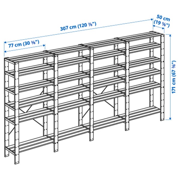 IKEA Стелаж HEJNE (ІKEA HEJNE), Стелаж, 490.469.78 49046978 фото