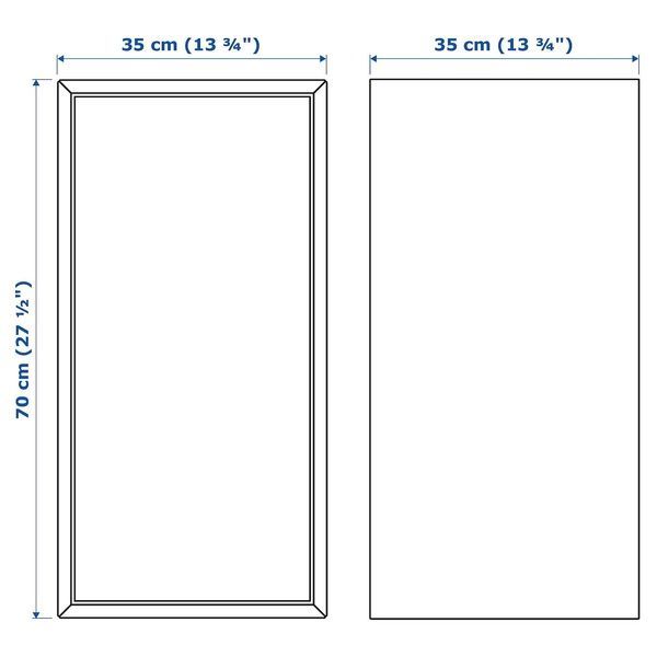 IKEA Навесной шкаф с 1 полкой/дверью, орех EKET, 395.903.80 39590380 фото