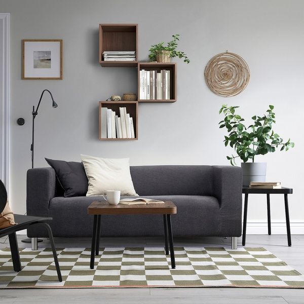 IKEA Столи, набір 2 шт., сірий/горіх SONHULT, 305.785.56 30578556 фото