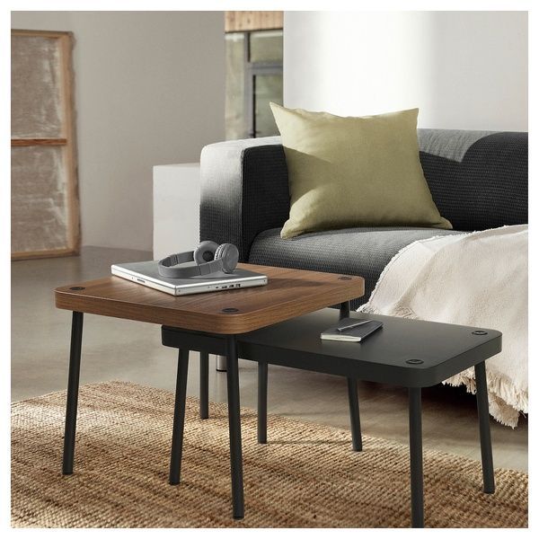 IKEA Столи, набір 2 шт., сірий/горіх SONHULT, 305.785.56 30578556 фото