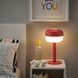 IKEA Настільна лампа, червона BL&Aring;SVERK, 705.856.06 70585606 фото 2