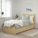 IKEA Каркас ліжка з 2 ящиками для зберігання, шпон білого дуба/L&ouml;nset MALM, 591.573.05 59157305 фото 3