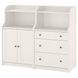 IKEA HAUGA (ІKEA HAUGA), Книжкова шафа, білий, 139x46x116 см, 993.886.34 99388634 фото 2