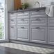 IKEA Кухонний килимок сірий/білий G&Aring;NGPASSAGE, 705.730.81 70573081 фото 2