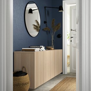 IKEA LAPPVIKEN (ИКЕА LAPPVIKEN), Двери, дуб bejcowany белый, 60x64 см, 402.916.91 40291691 фото