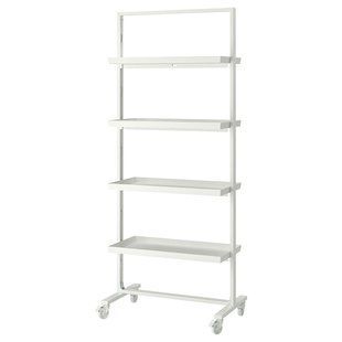 IKEA Каркас на колесах/полка, белый MITTZON, 495.361.75 49536175 фото