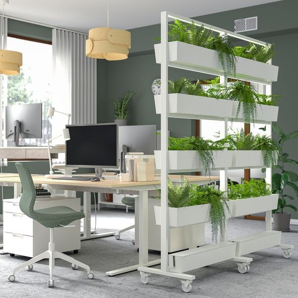 IKEA Баран з колесами/контейнер/орг для кабелів, білий MITTZON, 395.146.78 39514678 фото