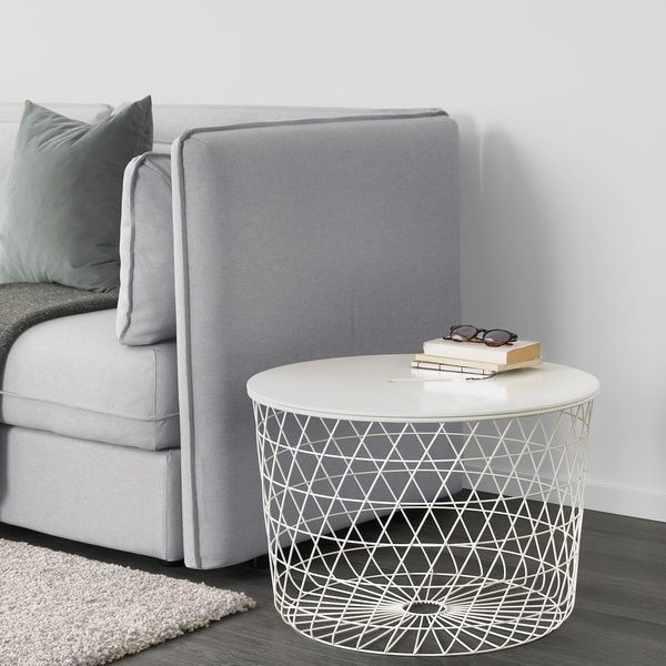 IKEA Стол с местом для хранения, белый KVISTBRO, 503.222.39 50322239 фото