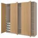 IKEA Гардеробная комбинация, серо-бежевый/имитация. дуб PAX / STORKLINTA, 495.628.76 49562876 фото 1
