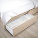 IKEA Каркас ліжка з 2 ящиками для зберігання, дубовий шпон білий MALM, 591.398.25 59139825 фото 5