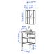 IKEA ENHET/TVÄLLEN (ІKEA ENHET/TVÄLLEN), Меблі для ванної, набір з 9 шт./Змішувач Glypen, 64x43x87 см, 293.375.77 29337577 фото 4