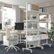 IKEA Каркас на колесах/полка, белый MITTZON, 495.361.75 49536175 фото 3