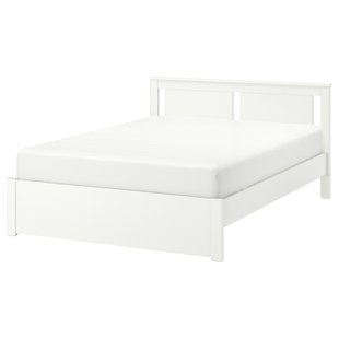 IKEA Ліжко SONGESAND (ІKEA СОНГЕСАНД), Каркас ліжка, білий, 160х200 см., 592.412.29 59241229 фото