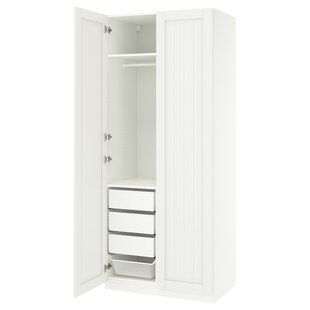 IKEA Гардероб комбінований, білий/білий PAX / GULLABERG, 895.630.15 89563015 фото