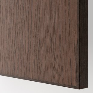 IKEA METOD Тумба під раковину - чорний / Sinarp brown 60x60 см, 294.647.92 29464792 фото