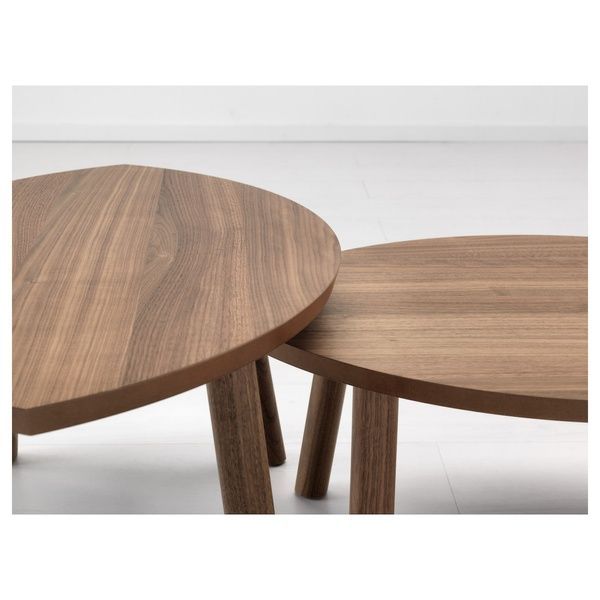 IKEA Столы, 2 шт, орех STOCKHOLM, 102.397.13 10239713 фото
