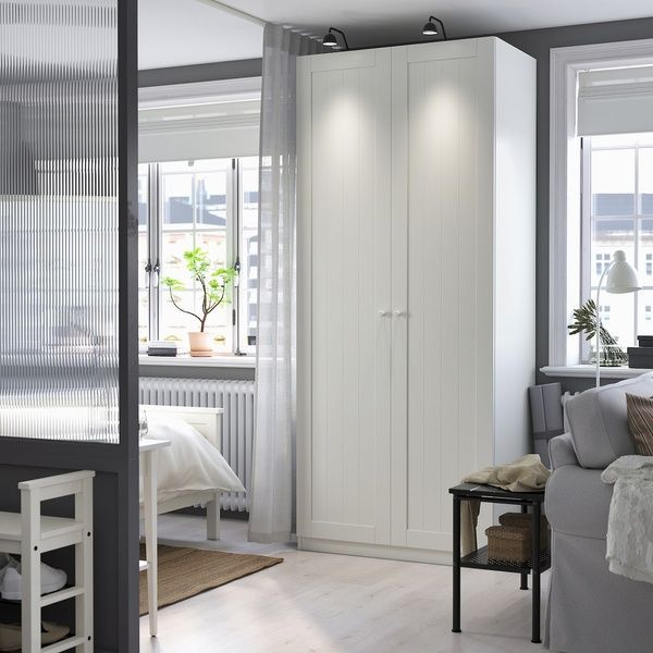 IKEA Гардероб комбінований, білий/білий PAX / GULLABERG, 895.630.15 89563015 фото