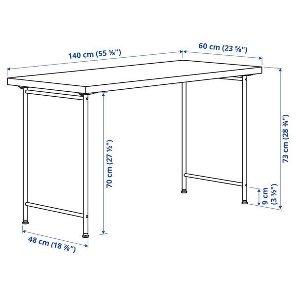 IKEA Письмовий стіл, білий LAGKAPTEN / SP&Auml;ND, 895.636.85 89563685 фото