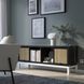 IKEA Книжный шкаф с несущей рамой, черно-коричневый/белый KALLAX, 094.426.64 09442664 фото 6