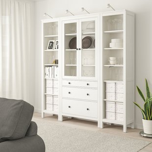 IKEA Шафа HEMNES (ІKEA ХЕМНЭС), Комбінація з дверей/ящики, 992.342.55 99234255 фото