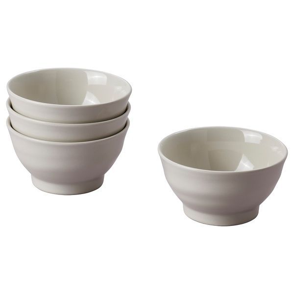 IKEA Миска світло-сіро-бежева SANDSK&Auml;DDA, 405.594.49 40559449 фото