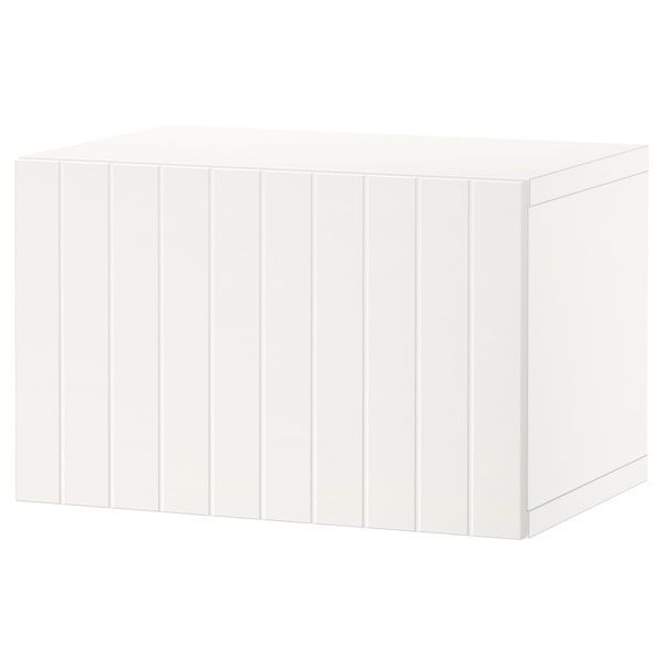IKEA BEST&Aring; (ІKEA БЕСТО), Шафа з дверцятами, білий/Суттервікен білий, 60x42x38 см, 494.250.02 49425002 фото