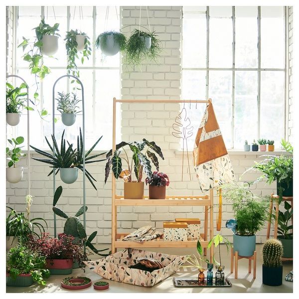 IKEA Подставка для цветочного горшка, бамбук DAKSJUS, 705.670.18 70567018 фото
