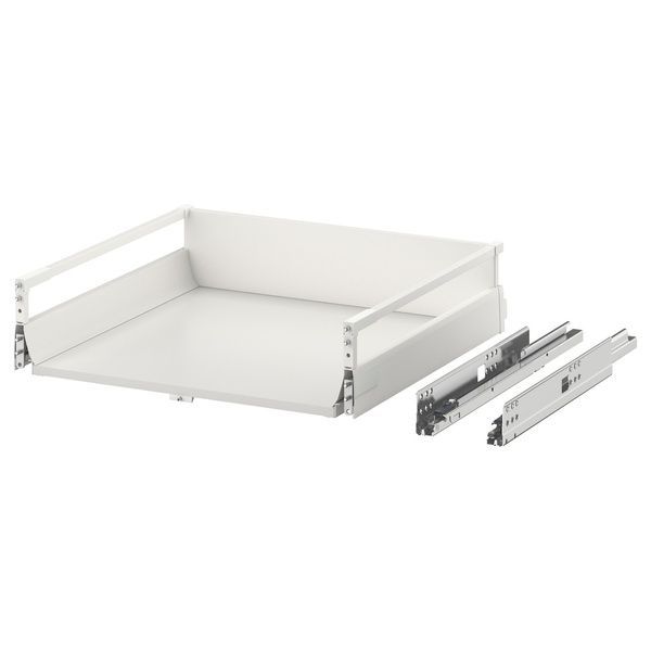 IKEA Шухляда, середня з точковим отвором, біла EXCEPTIONELL, 804.478.22 80447822 фото