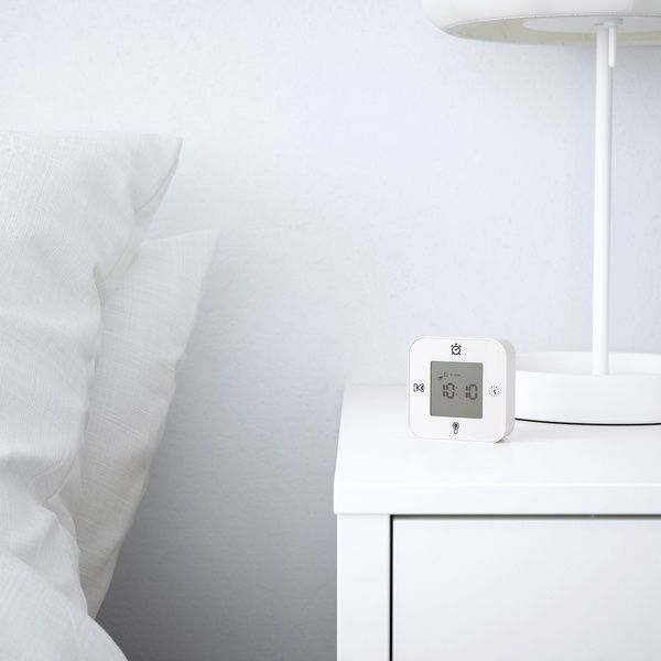 IKEA Годинник/термометр/будильник/таймер, білий KLOCKIS, 705.904.53 70590453 фото
