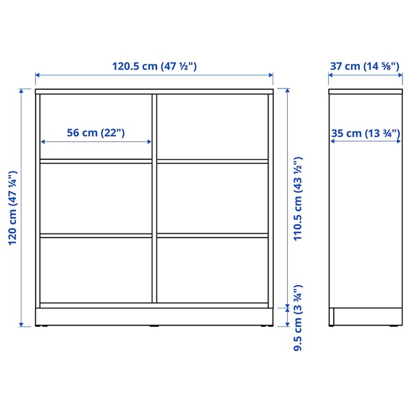 IKEA Книжкова шафа, дубовий шпон TONSTAD, 504.892.91 50489291 фото