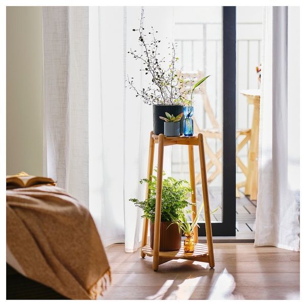 IKEA Подставка для цветочного горшка, бамбук DAKSJUS, 705.670.18 70567018 фото