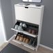 IKEA Галошница, 3 отделения, белый ST&Auml;LL, 505.302.62 50530262 фото 3