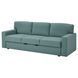 IKEA 3-місний диван-ліжко Tibbleby світло-сіро-бірюзовий B&Aring;RSL&Ouml;V, 305.415.82 30541582 фото 2