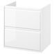IKEA Шкаф под умывальник с ящиками, глянцевый белый &Auml;NGSJ&Ouml;N, 305.350.86 30535086 фото 1