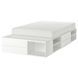 IKEA Каркас кровати с 4 ящиками, белый/Фонн PLATSA, 093.029.13 09302913 фото 2