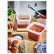 IKEA Контейнер для їжі, квадратний/пластиковий IKEA 365+, 903.591.79 90359179 фото 4