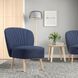 IKEA Кресло, темно-синий BILLHAMN, 605.444.47 60544447 фото 1