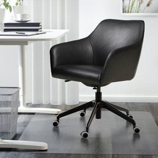 IKEA Крісло для конференцій, Grann чорний/чорний TOSSBERG / L&Aring;NGFJ&Auml;LL, 895.121.63 89512163 фото