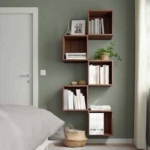 IKEA Комбинация подвесных шкафов, орех EKET, 494.902.95 49490295 фото