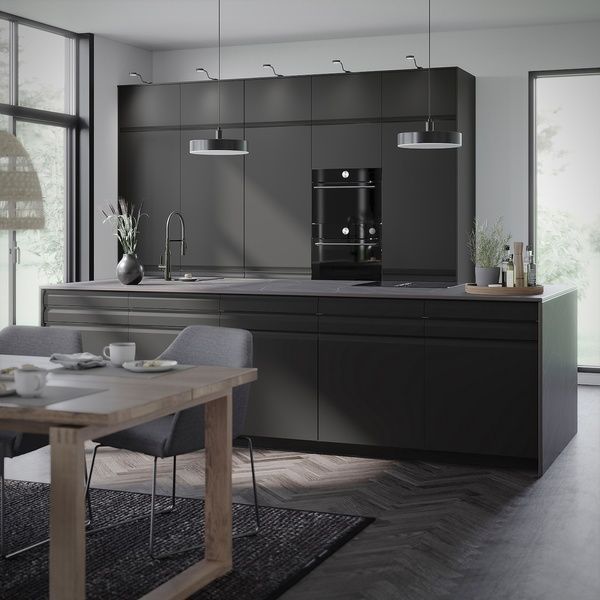 IKEA Двері, матовий антрацит UPPL&Ouml;V, 105.267.66 10526766 фото